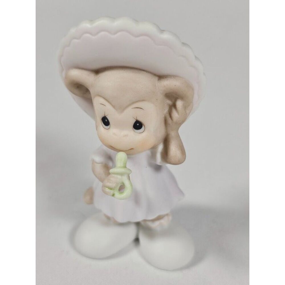 Vintage 1991 Precious Moments Enesco Monkey Figurine with Pacifier